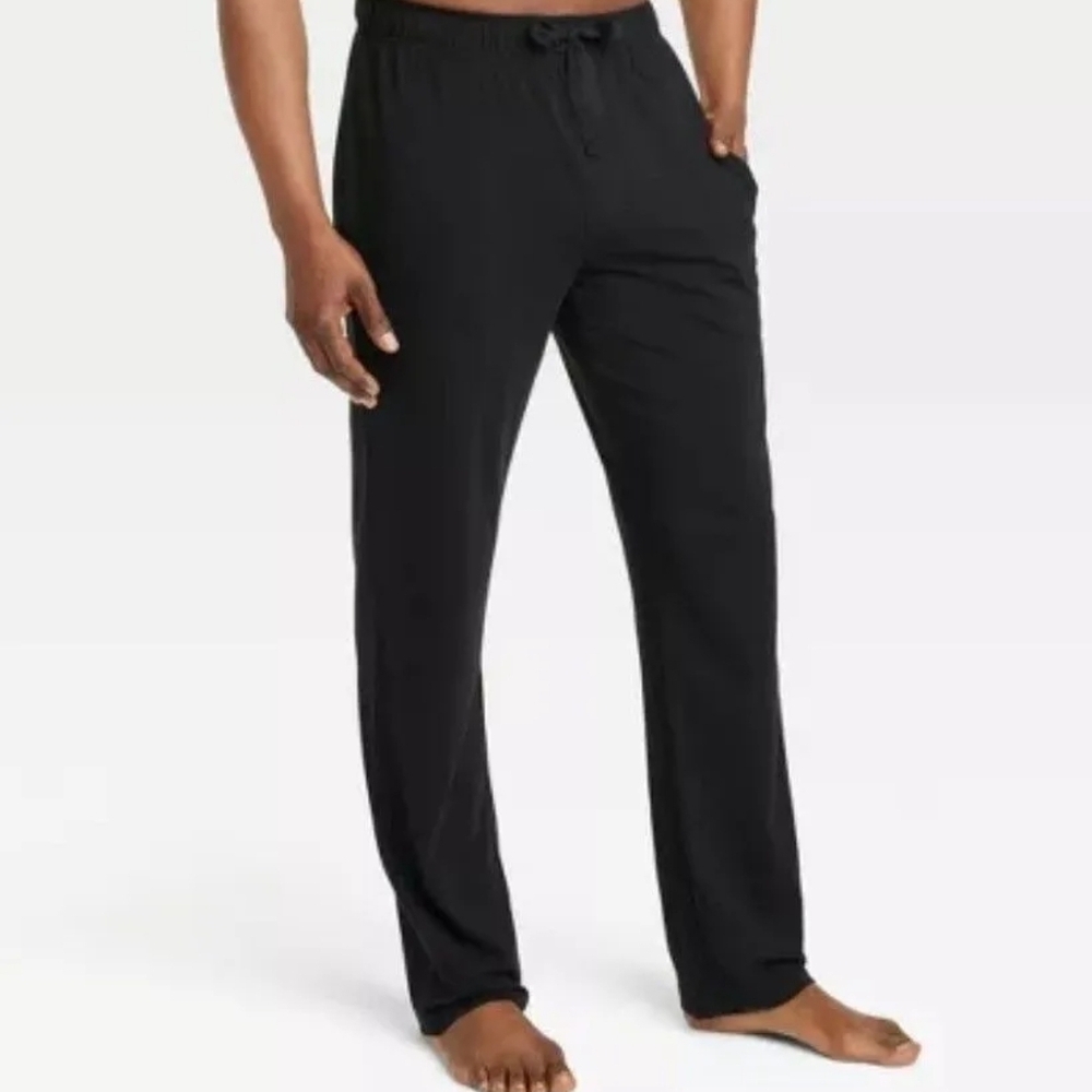 Cozy Men's Black Lounge Lightweight Sweat Pants XXL